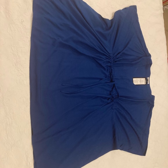 NWT Escapada Solid Aegean Blue s/s Ava Top in L/XL - Picture 3 of 7